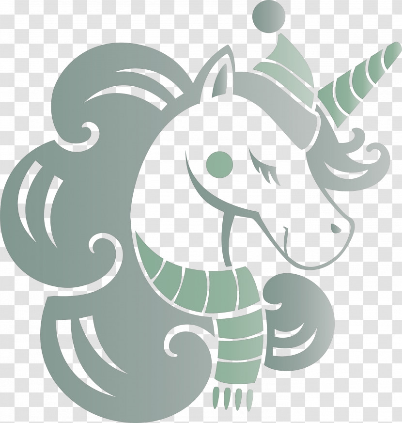 Unicorn Christmas Unicorn Transparent PNG