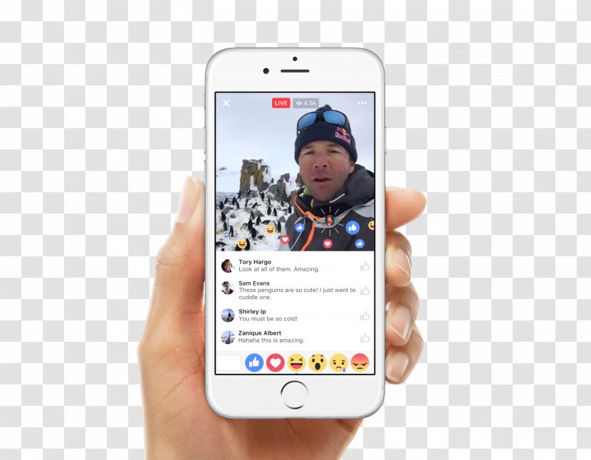 Social Media Marketing Live Streaming Facebook Broadcasting - Feature Phone Transparent PNG