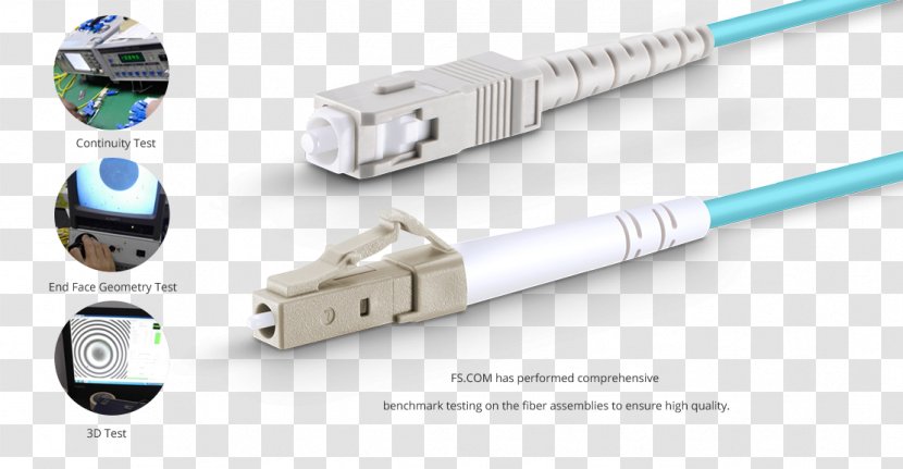Electrical Connector Multi-mode Optical Fiber Patch Cable Transparent PNG