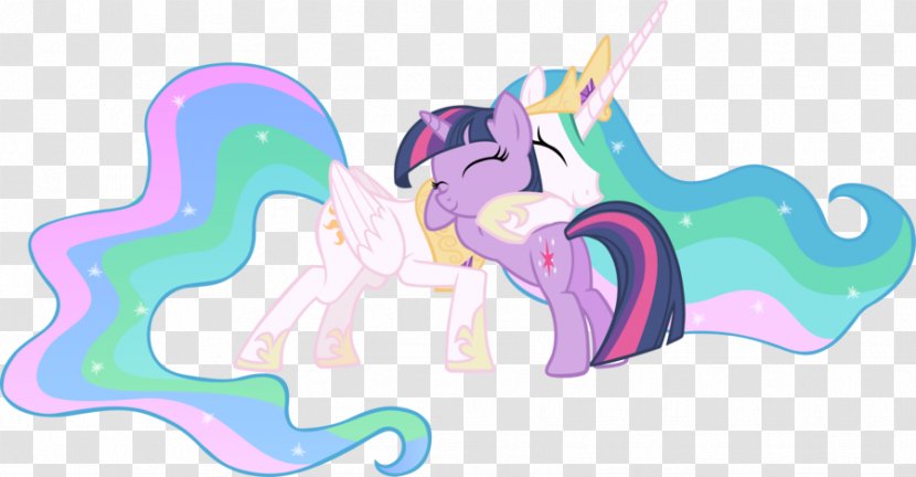 Pony Twilight Sparkle Princess Celestia Luna Pinkie Pie - Cartoon Transparent PNG