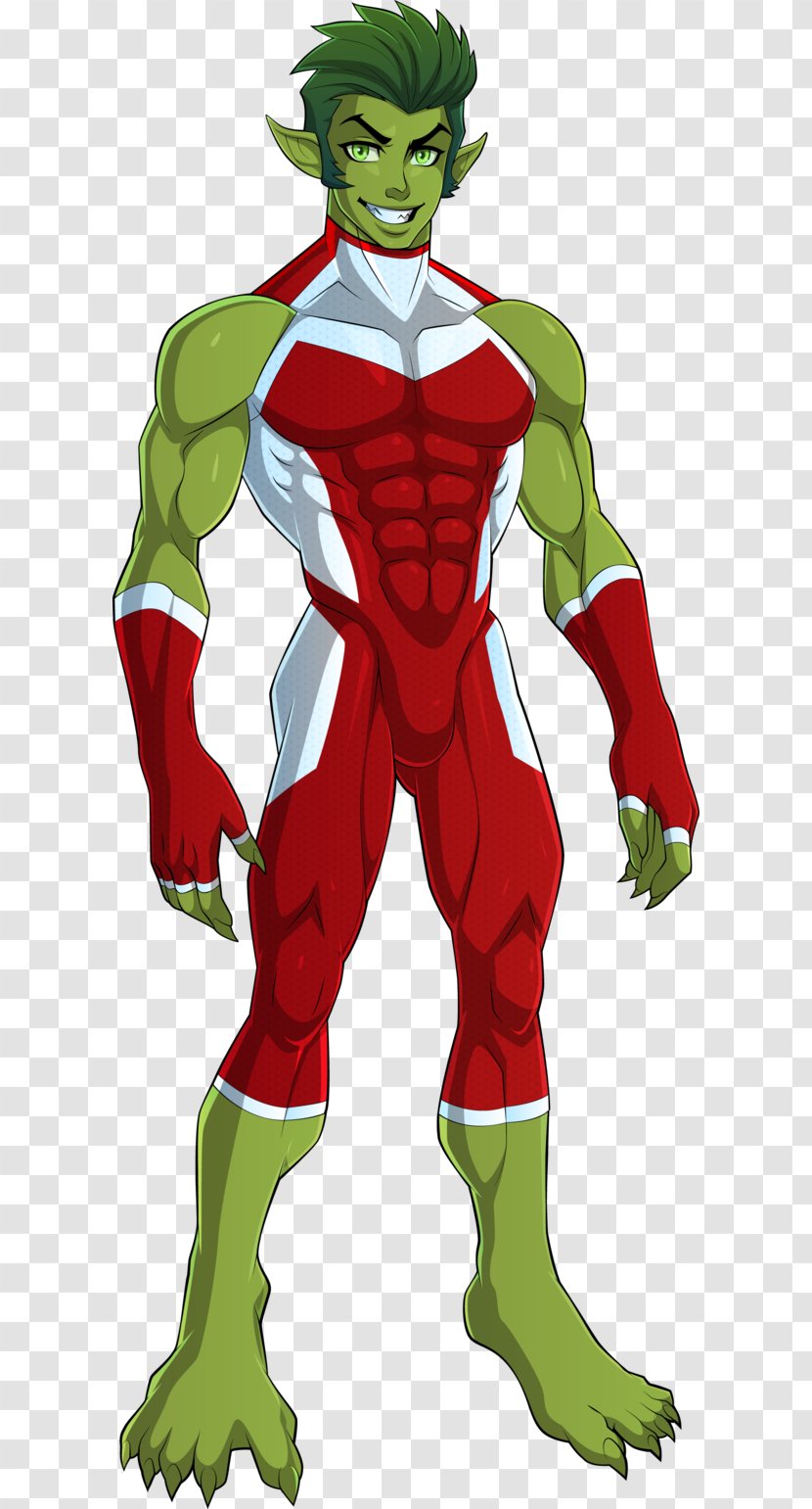 Beast Boy Raven Starfire Damian Wayne Teen Titans - Superhero Transparent PNG