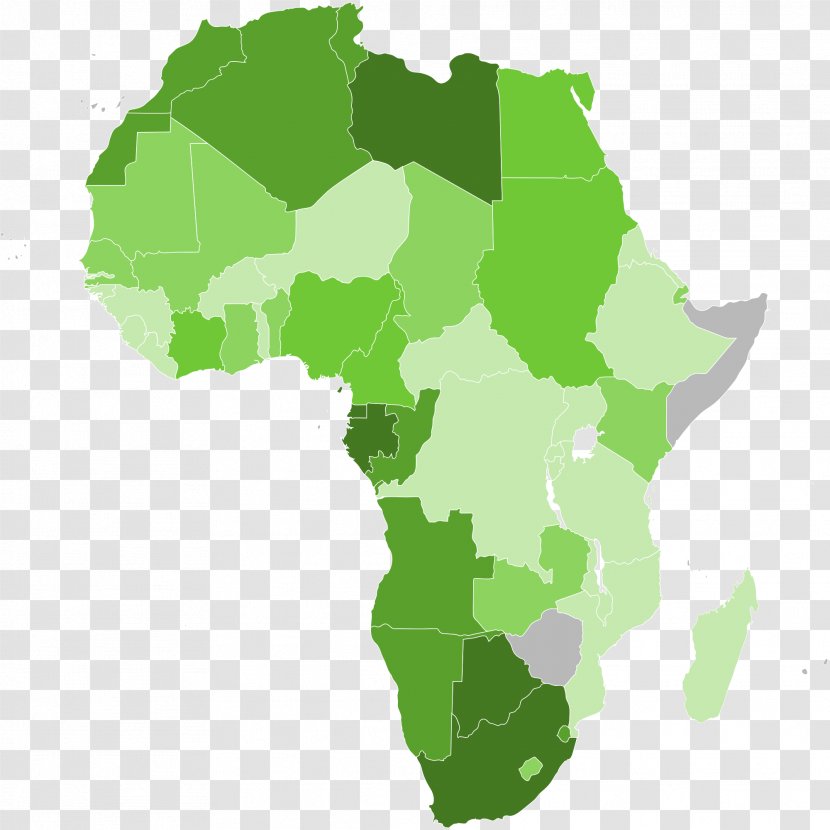 Africa Vector Map World Transparent PNG