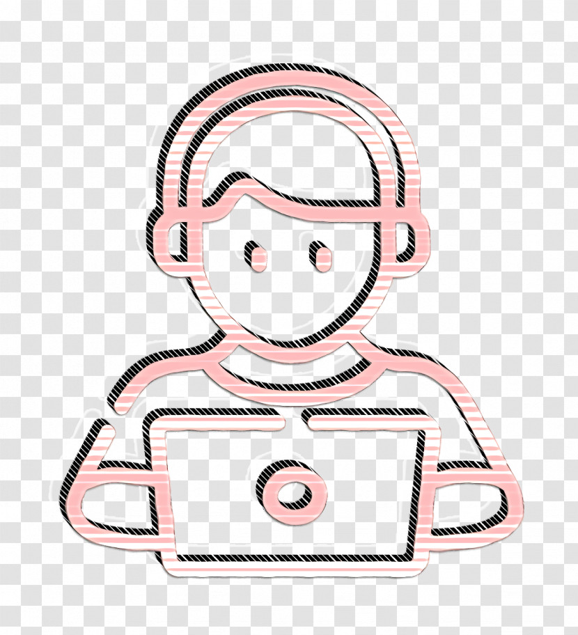 User Icon Online Learning Icon Listening Icon Transparent PNG