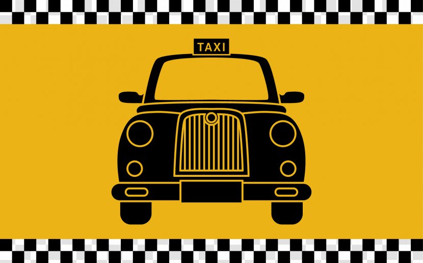 Illegal Taxicab Operation Yellow Cab Taxicabs Of The United States Car Rental - Transport - Taxi Retro Design Vector Material Transparent PNG