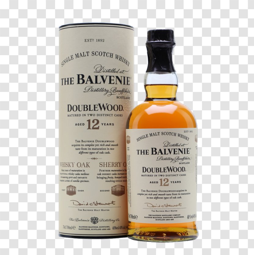 Balvenie Distillery Single Malt Whisky Scotch Whiskey - Dessert Wine Transparent PNG