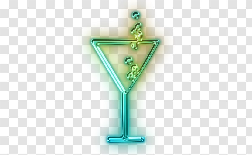 Cocktail Champagne Glass Wine - Green Transparent PNG