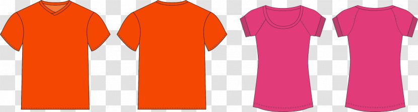 T-shirt Sleeve CorelDRAW Vector Graphics - Shirt - T Templates Transparent PNG