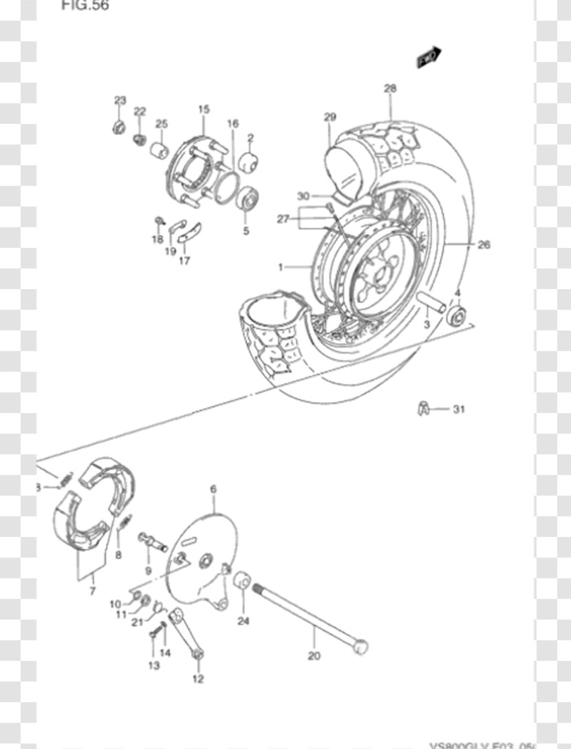 Suzuki Intruder Car Spoke Wheel - Flower Transparent PNG