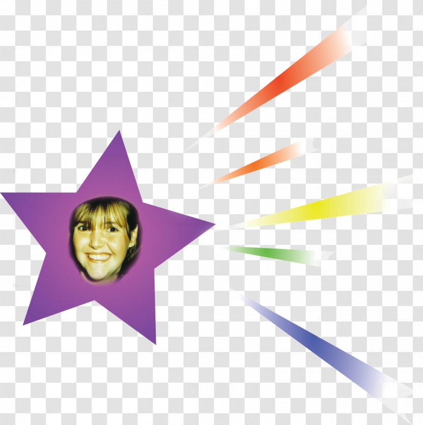 Shooting Star - Party Hat - Purple Transparent PNG