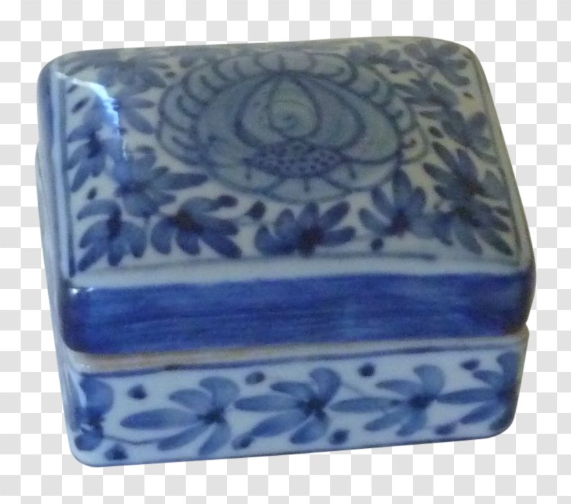 Box Pottery Lid Ceramic Container - Delft Transparent PNG