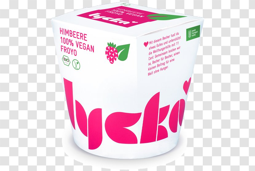 Veganism Ice Cup Lycka Frozen Yogurt - Cream Menu Transparent PNG