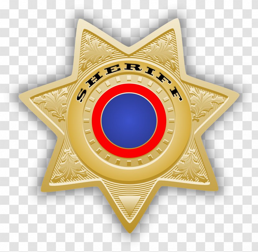 Sheriff Badge Police Officer Clip Art Transparent PNG