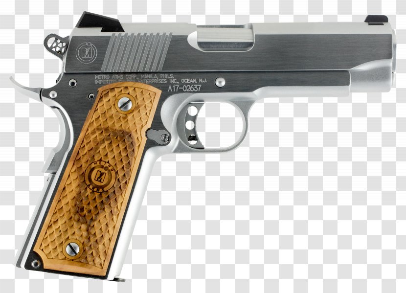 Trigger .45 ACP Firearm M1911 Pistol Gun Barrel - Sig Sauer 1911 - Revolver Transparent PNG
