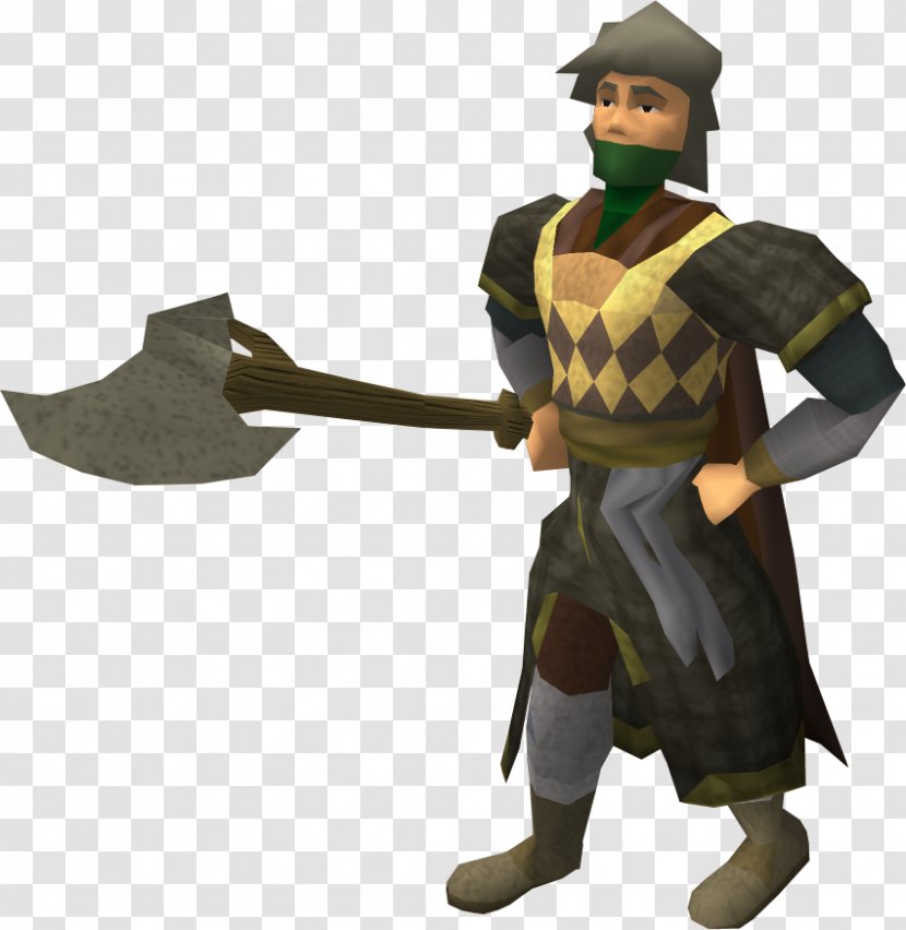 Character Mercenary Fiction Weapon - Figurine Transparent PNG