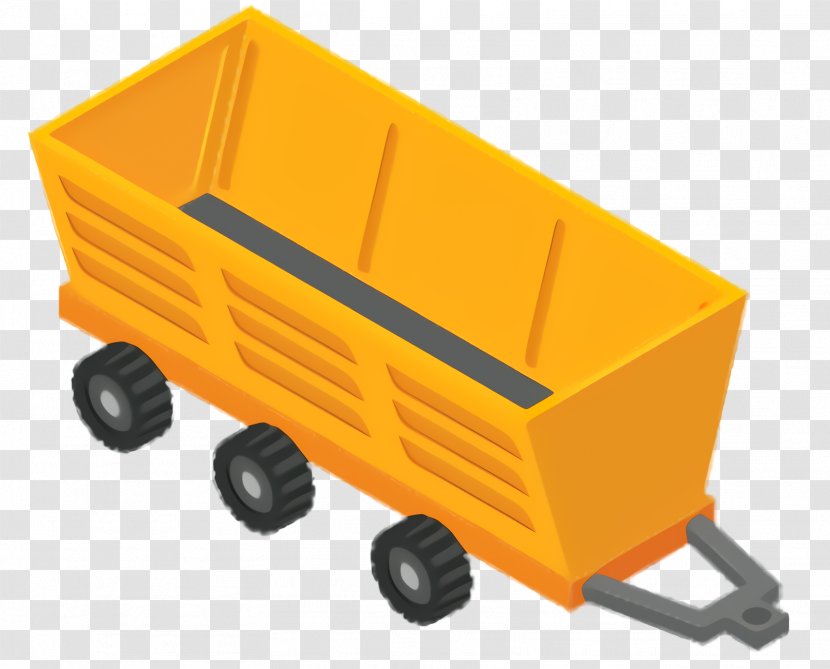 Yellow Background - Model Car Cart Transparent PNG