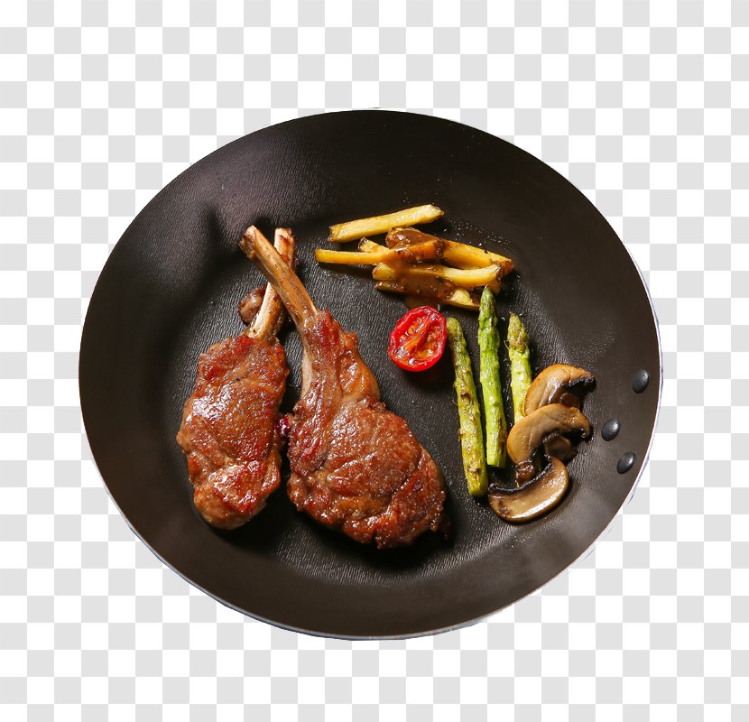 Red Wine Sheep Agneau - Dish - French Lamb Chops Transparent PNG