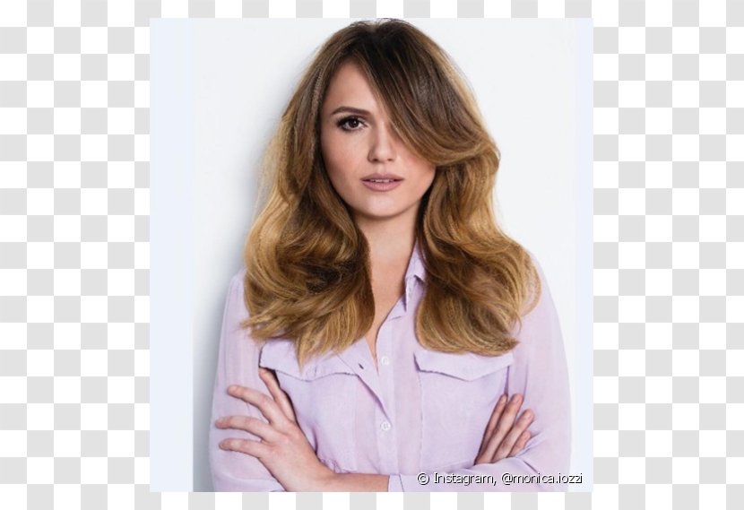 Monica Iozzi Long Hair Blond Brown - Tree Transparent PNG