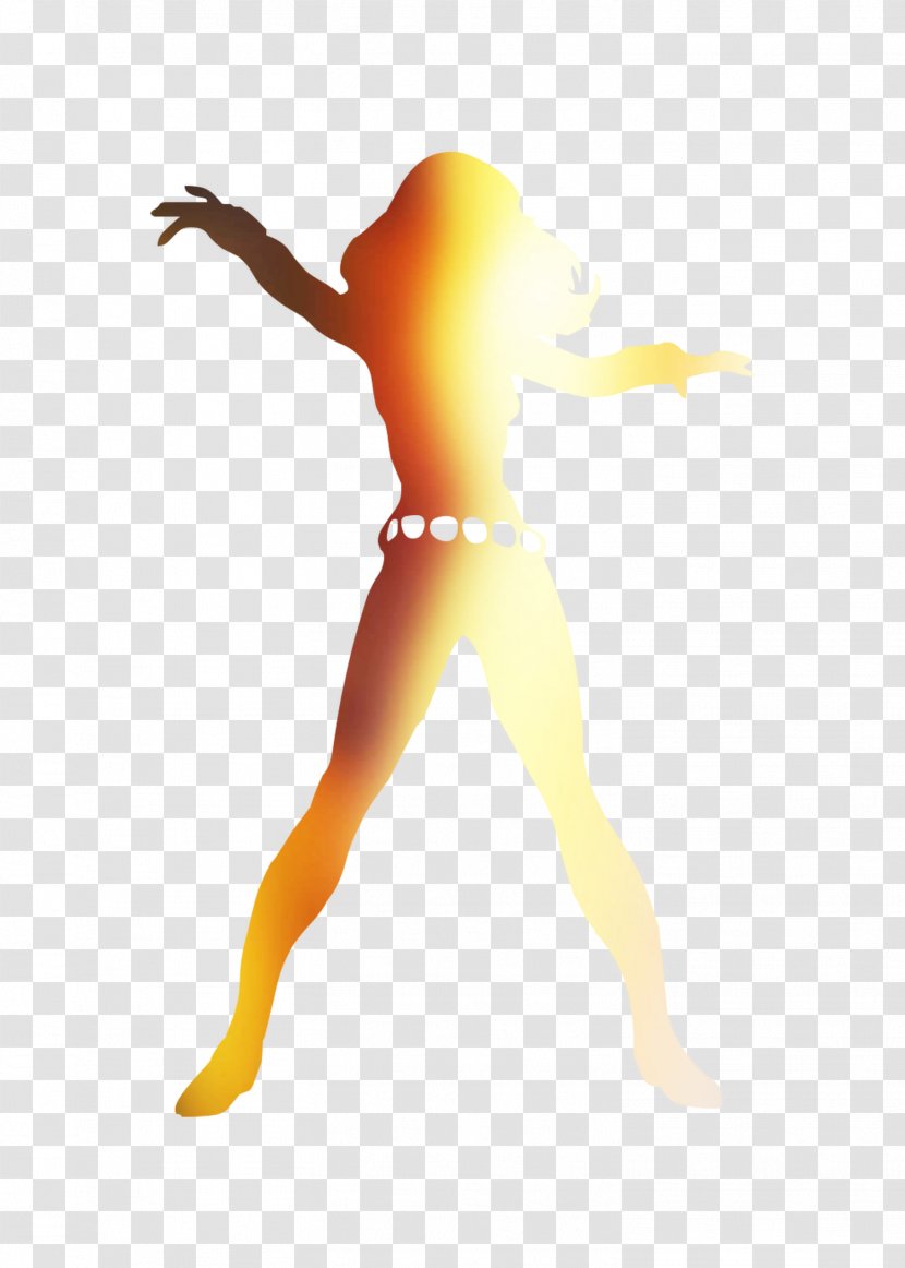 Yellow Character Hip Silhouette Fiction - Fictional - Muscle Transparent PNG