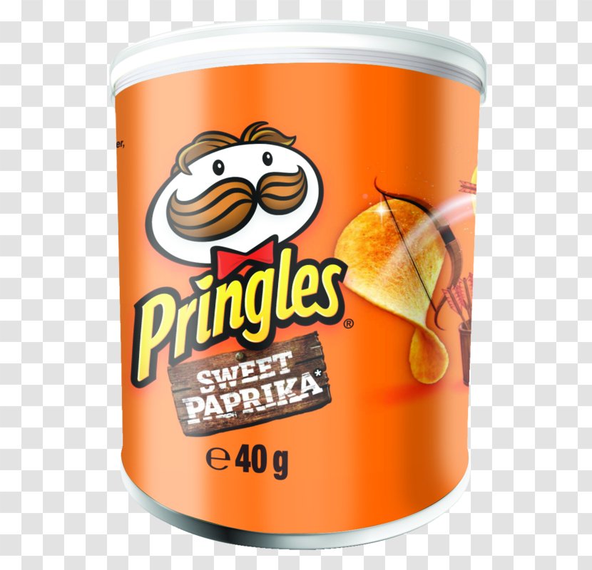 Pringles - Original - Paprika (190g) Kellogg PRINGLES SABOR PAPRIKA 12 X Minis 40gPringles Transparent PNG