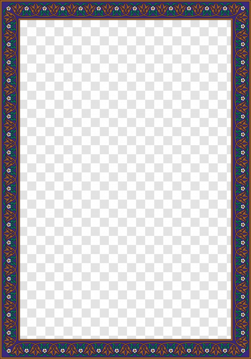 Textile Square Area Blue Pattern - Material - Profile Border Transparent PNG