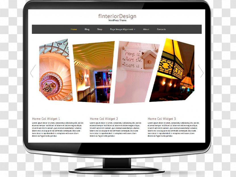 Responsive Web Design Website WordPress Theme Multimedia - Wordpress Transparent PNG