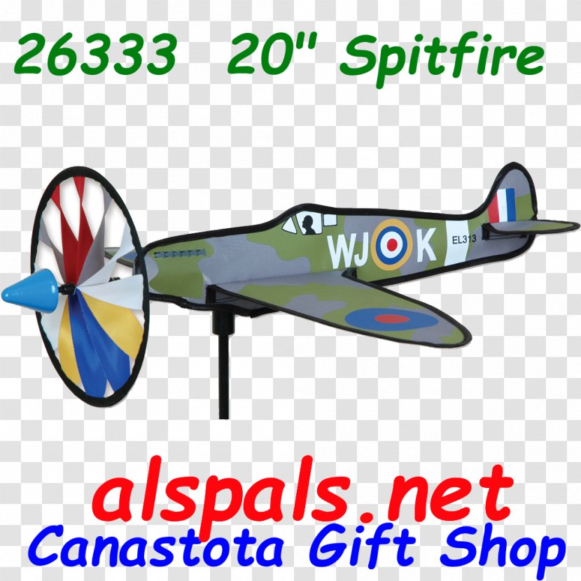Supermarine Spitfire Airplane Aircraft Spinner Car - Plane Transparent PNG