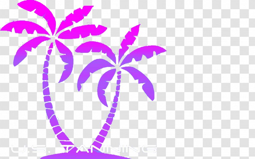 pink palm tree clip art