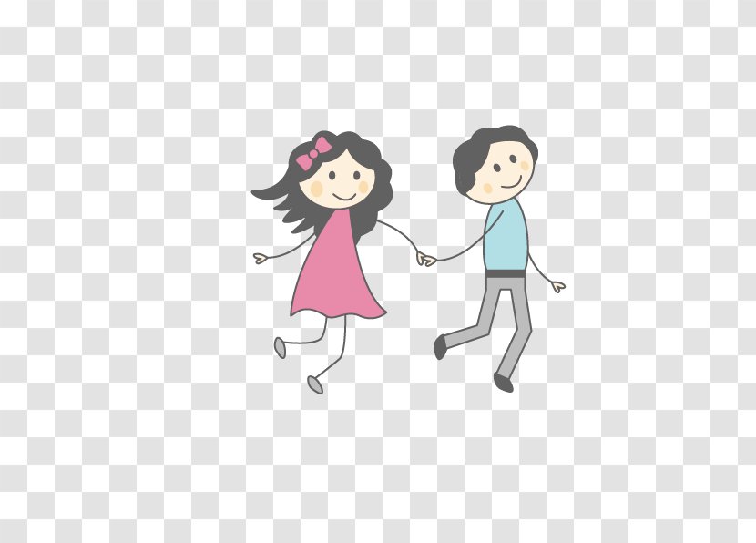 Download Couple Romance Clip Art - Heart - Cartoon Transparent PNG