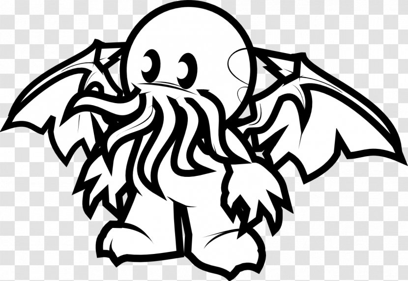 Cthulhu Drawing Character Clip Art - Branch Transparent PNG