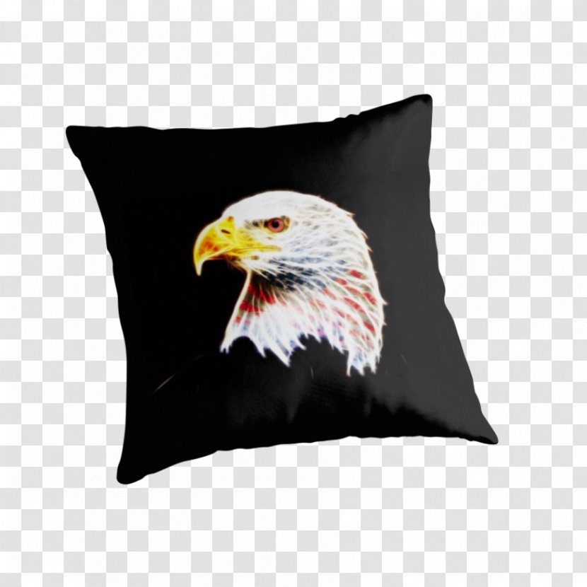 Sticker Chandelier Drawing Work Of Art - Throw Pillows - Patriotic Bald Eagle Transparent PNG