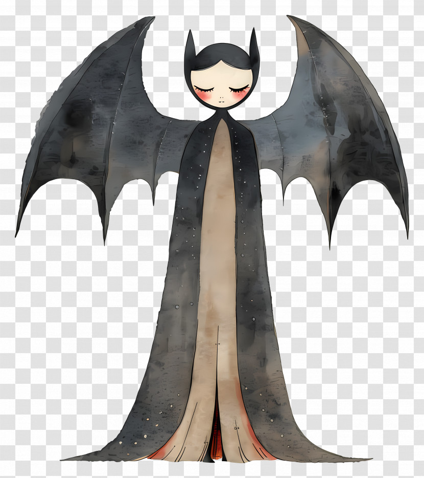 Vampire - Cute Bat Character Transparent PNG