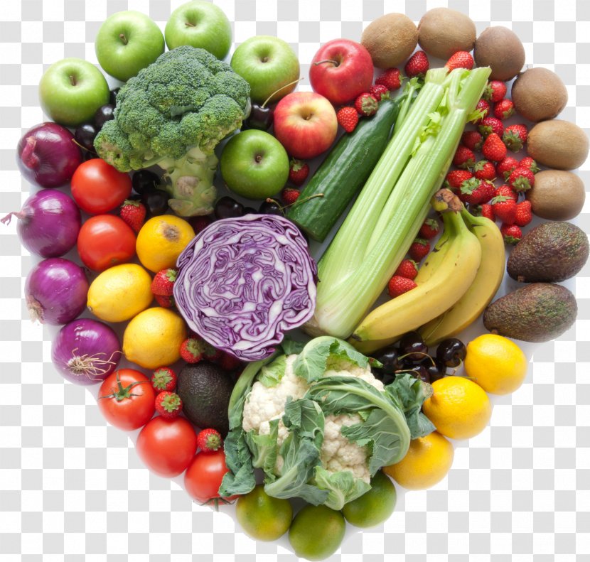 Fruit Vegetable Stock Photography Health Heart - Cauliflower Transparent PNG