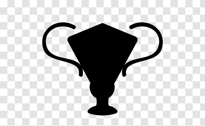 Trophy Clip Art - Black And White Transparent PNG