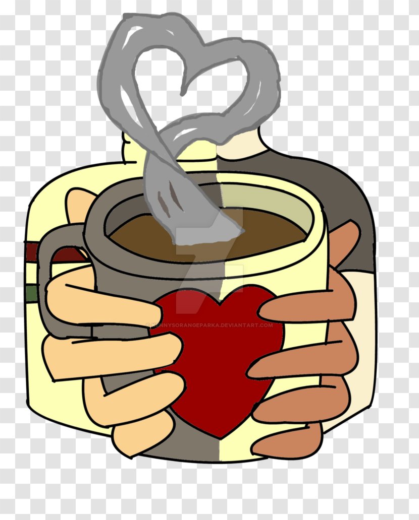 Love Background Heart - Gesture - Cup Transparent PNG