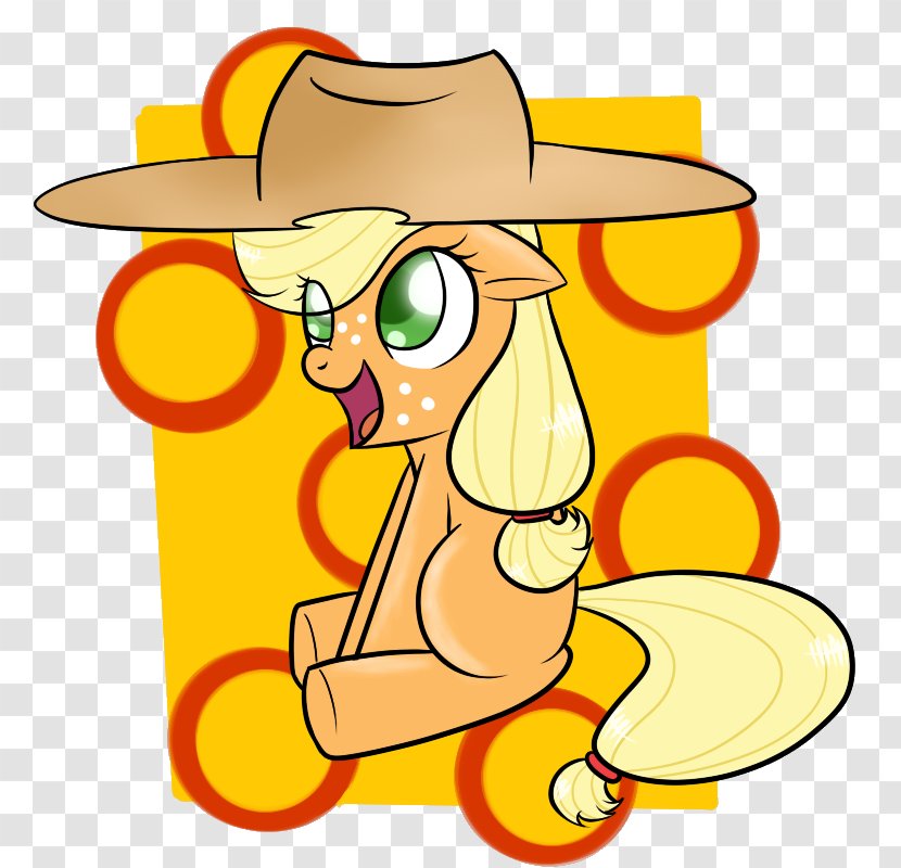 Applejack Pony Art Smiley Clip - Spanking Transparent PNG