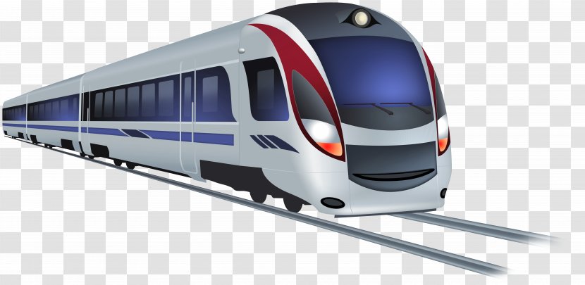 Train Rail Transport Clip Art Vector Graphics - Public Transparent PNG