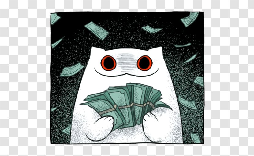Money Sticker Grumpy Cat Advertising - Green Transparent PNG