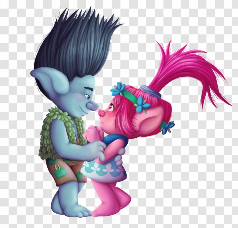 DJ Suki Trolls DreamWorks Animation True Colors - Stuffed Animals Cuddly Toys - Troll Transparent PNG