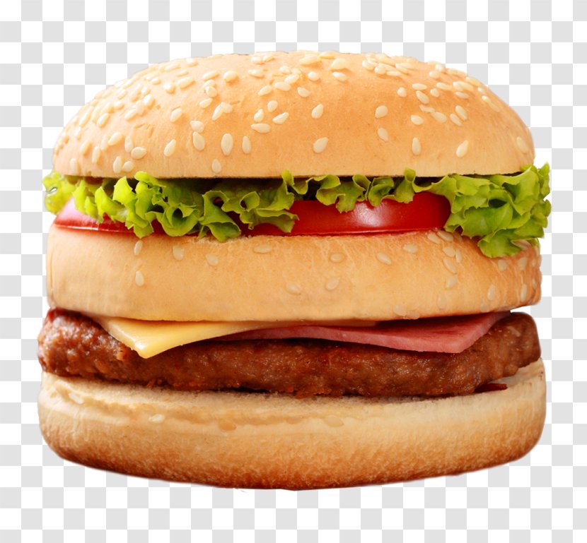 Cheeseburger Hamburger Whopper McDonald's Big Mac Ham And Cheese Sandwich - Salad Transparent PNG