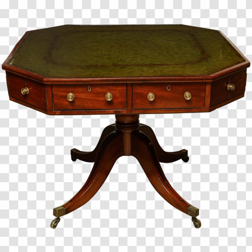 Writing Table Drawer Regency Era Furniture - Wood Transparent PNG