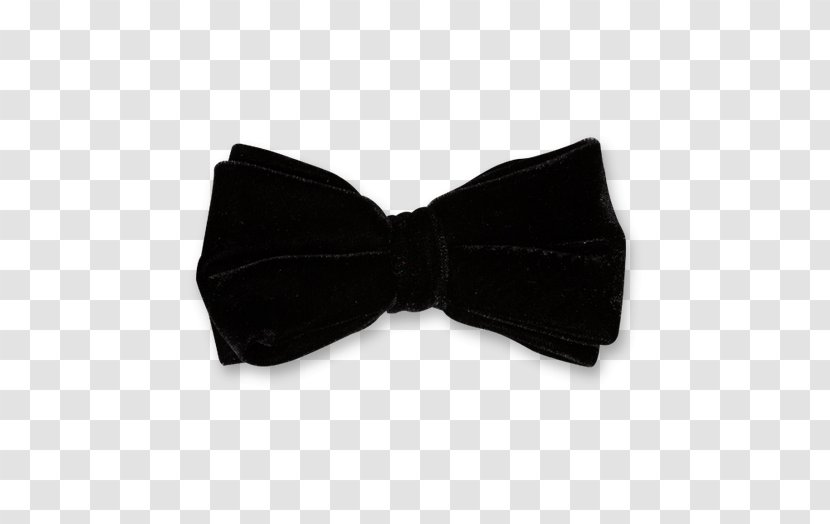 Bow Tie Velvet Tuxedo Necktie Black - BOW TIE Transparent PNG