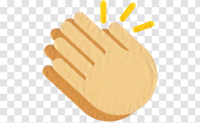 Clapping Emoji - Glove - Thumb Side Dish Transparent PNG