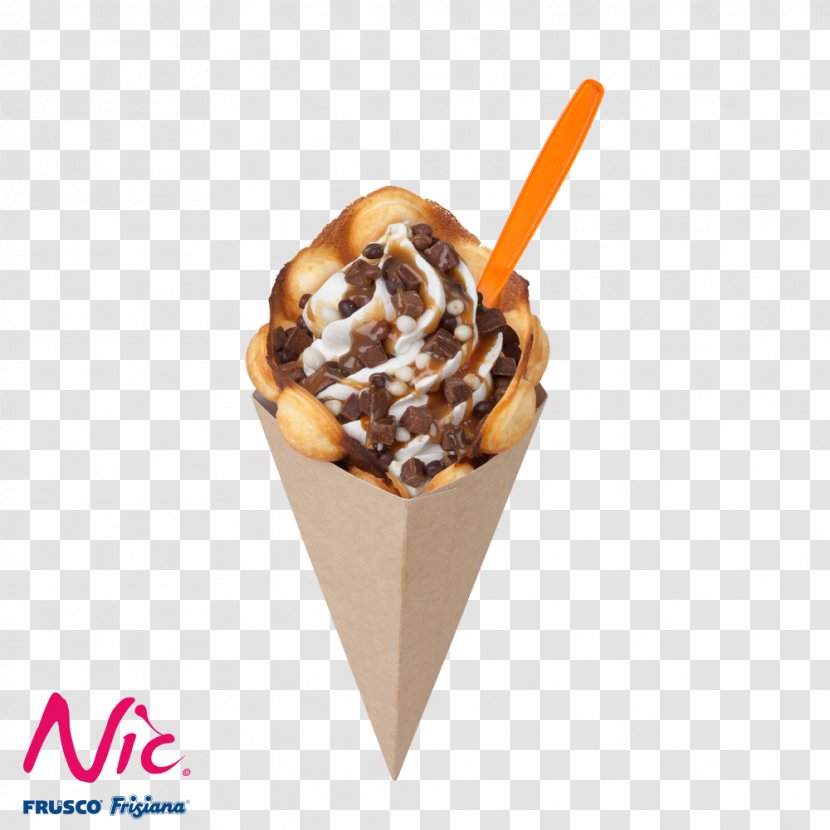 Chocolate Ice Cream Cones Waffle Milkshake - Praline - Bubble Transparent PNG