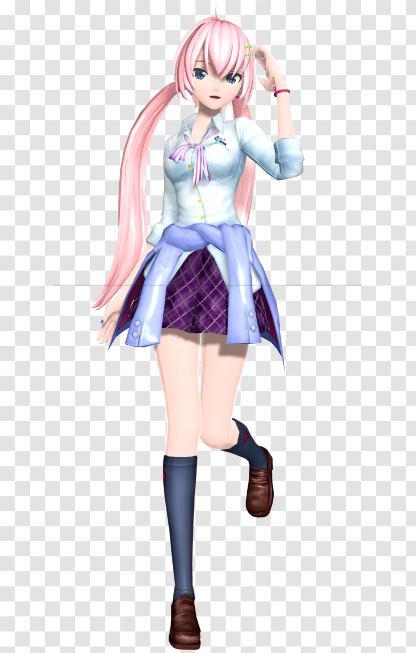 Hatsune Miku: Project DIVA Arcade Megurine Luka Vocaloid MikuMikuDance - Frame - School Model Transparent PNG