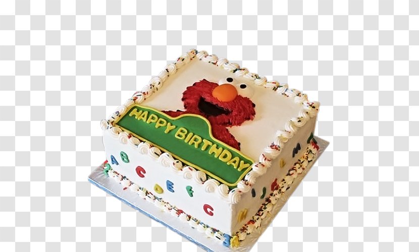 Birthday Cake Sheet Elmo Decorating - Frosting Icing Transparent PNG