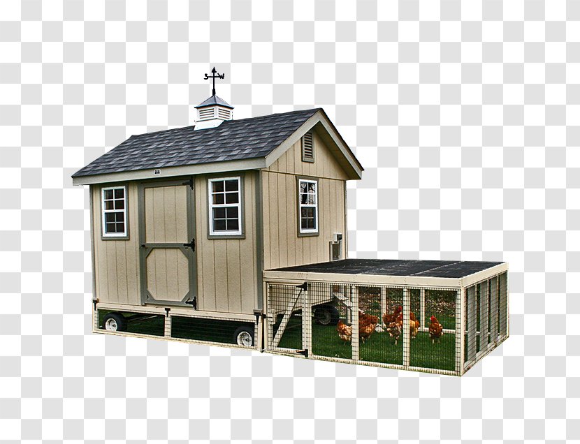 Chicken Coop Tractor Building Duck - Barn Transparent PNG