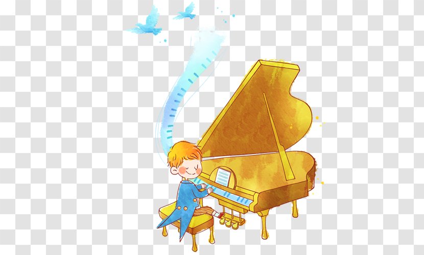 Player Piano Musical Note Wallpaper - Silhouette Transparent PNG