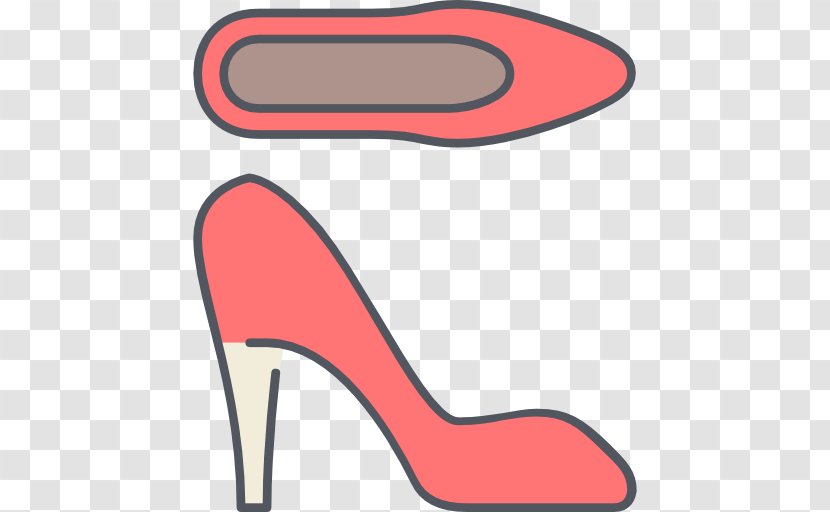 High-heeled Shoe Footwear Clip Art - High Heeled - Sandal Transparent PNG