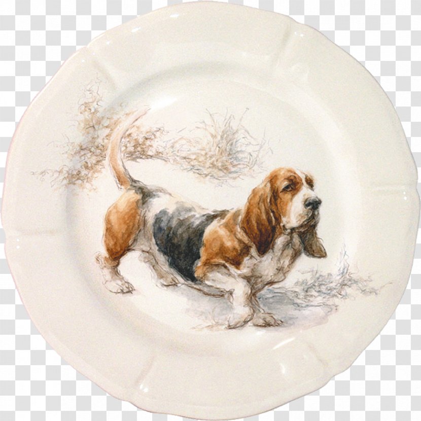 Faïencerie De Gien Dog Plate Porcelain Transparent PNG