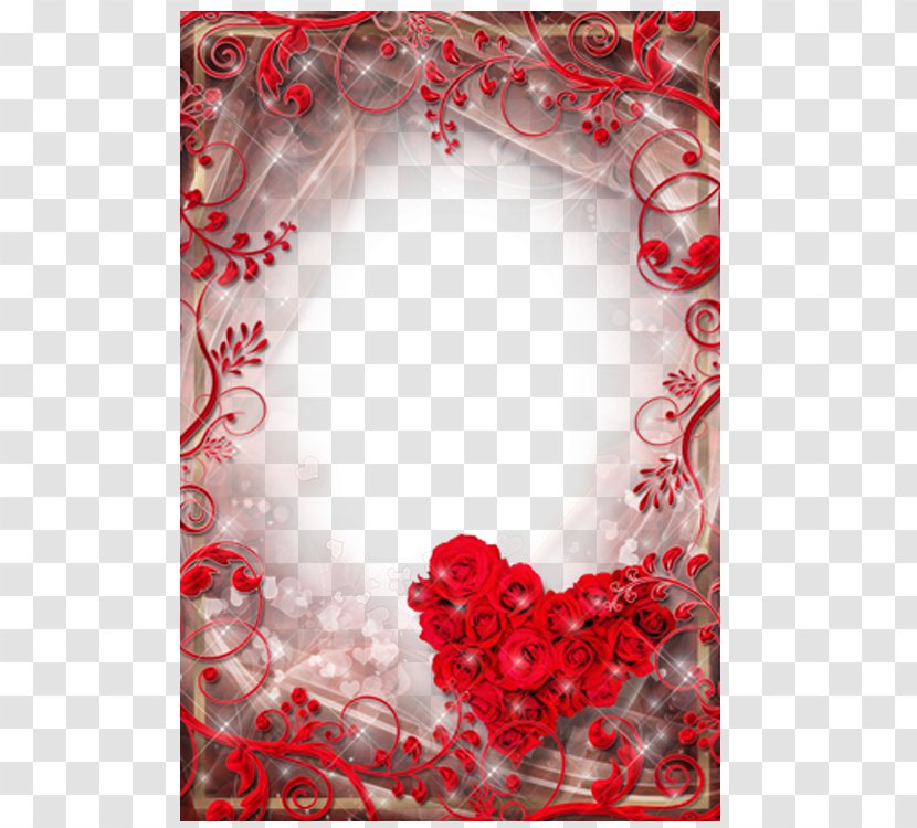 Birthday Android Application Package Picture Frame - Romantic Valentine's Day Photo Transparent PNG